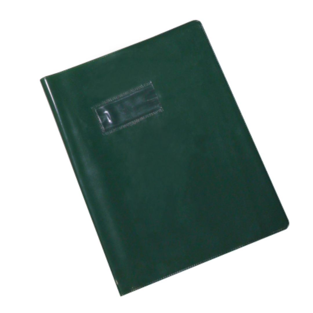 Protège-cahier PVC GLOSSY Purple – Vert – 17x22cm
